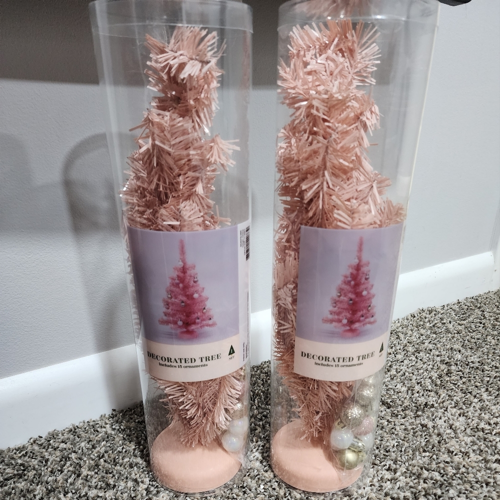 NWT Pink mini tree set of 2 Target Bullseye playground